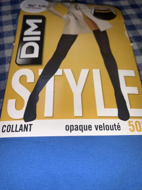 Collant noir opaque velouté Style 50D