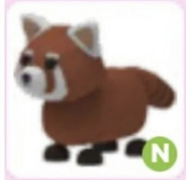 ADOPT ME PET Neon Red Panda 10.00 PicClick