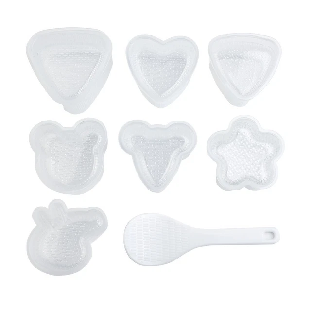 Rice Ball Mold Onigiri Mold Kitchen Maker Quick Stripping Dot Design Food Press
