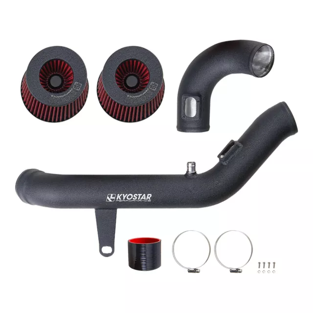 For BMW M2 M3 F80 M4 F82 F83 S55 2015-2019 3.0L Black 3'' Air Intake System(Red) 2