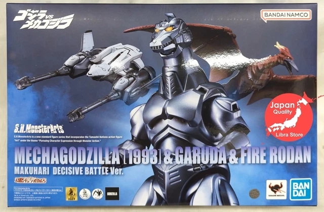 RARE S.H.MONSTERARTS MECHAGODZILLA 1993 Garuda & Fire Rodan Figure from ...