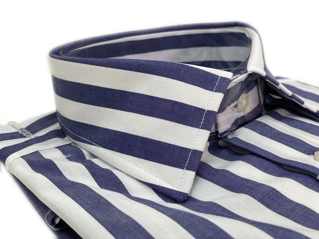 Camicia uomo Ardenti sartoriale rigato slim fit Art. Ermio col. 43 Made in Italy