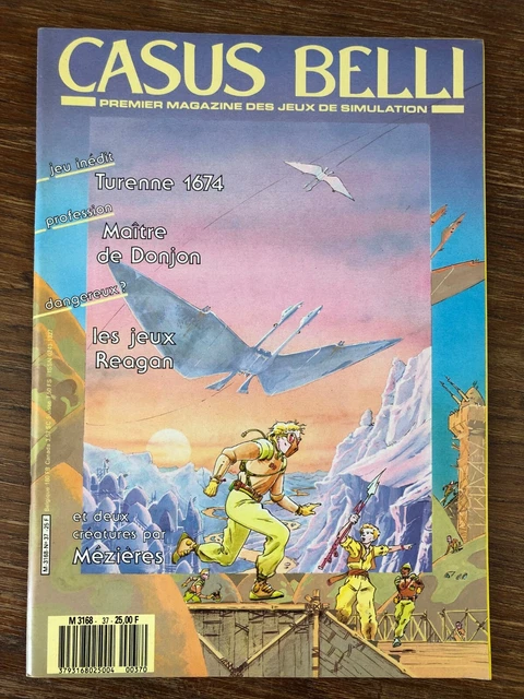 Magazine / revue vintage JDR Casus Belli numéro 47 + encart / wargame