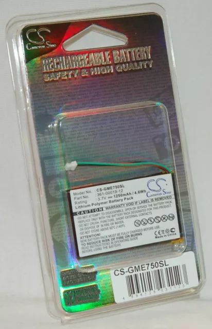 NEW Battery for Garmin Edge 605 & 705 GPS 3.7V 1250mAh 361-00019-12 replacement