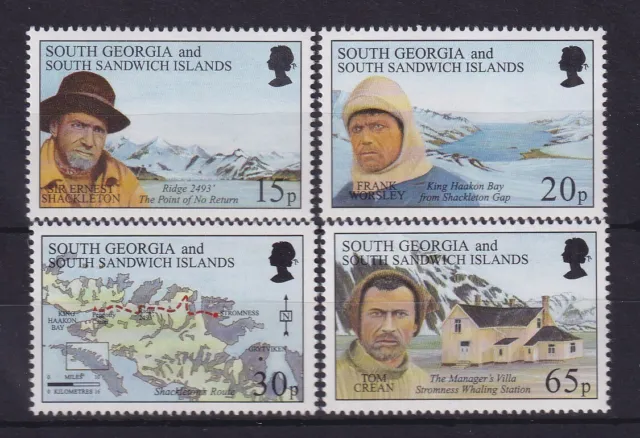 Südgeorgien und Süd-Sandwich-Inseln 1996 Ernest Shackelton Mi-Nr. 249-252 **