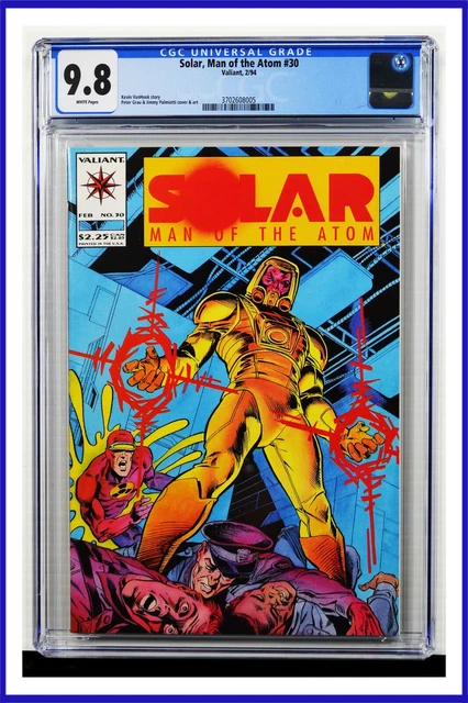 Solar Man Of The Atom #30 CGC Graded 9.8 Valiant February 1994 Comic Book