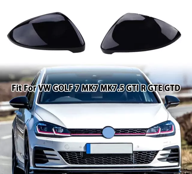 Calotte Nere Lucido VW Golf 7 MK7 MK7.5 GTI R GTE GTD 2013-2020