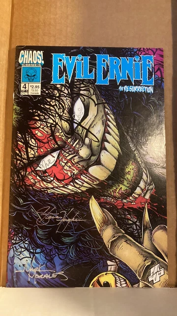 Evil Ernie The Resurrection #4 *3 Signatures Pulido, Hughes, Morales!