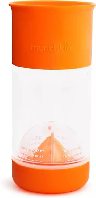 Munchkin Miracle 360 Fruit Infuser Sippy Cup, 14 oz/414 ml, Orange 2