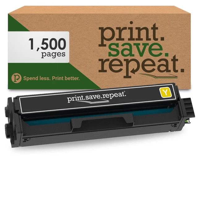 Print.Save.Repeat. Lexmark C3210Y0 Yellow Remanfuactured Toner Cartridge for C