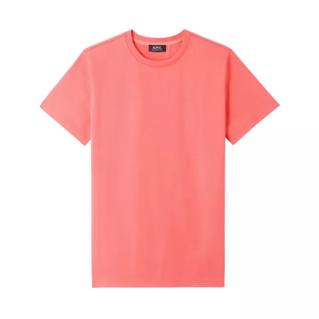 A.P.C. Michael Mike T-Shirt Tee Large L Coral Red Pink NEW NWT