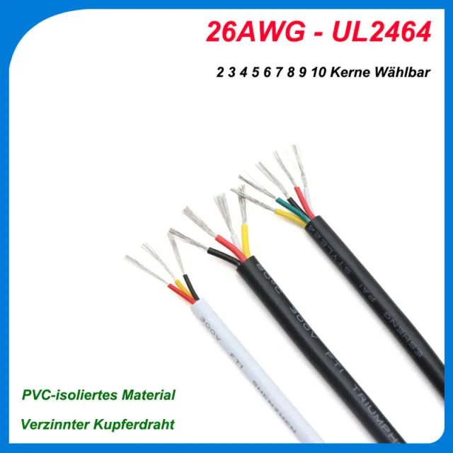 26AWG cavo multicore filo flessibile PVC linea di controllo linea dati UL2464