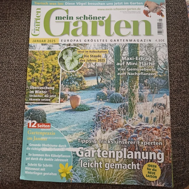 MEIN SCHÖNER GARTEN Gartenmagazin AUSGABE JANUAR aus 2025 neu EUR