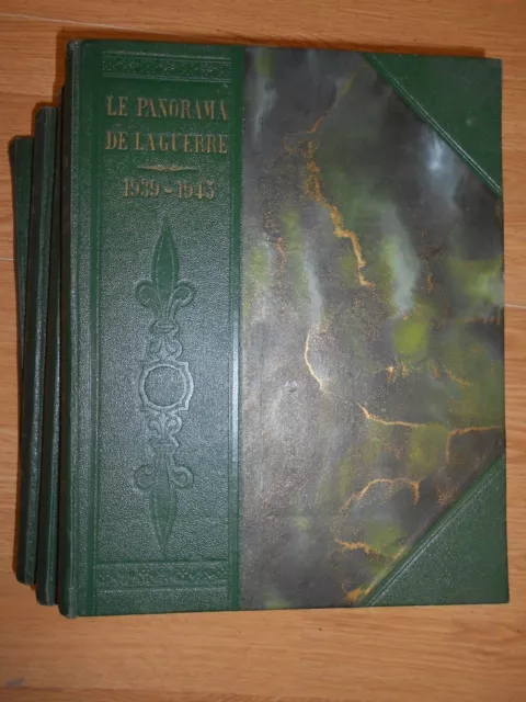 Le Panorama De La Guerre 1939-1945 Editions Jules Tallandier 4 Tomes