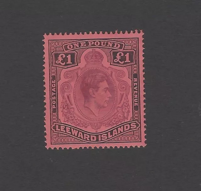 Leeward Islands KGVI £1 perf. 14 SG 114 MH