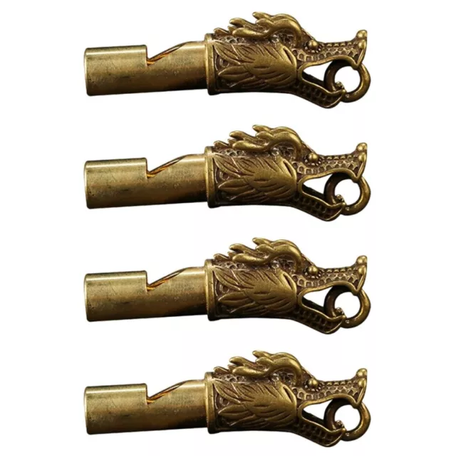 4 Pieces Brass Faucet Whistle Emergency Kids Outdoor Playset