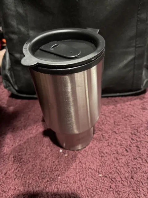 12V Thermos Electric Heated Travel Mug Stainless Steel Coffee Tea Cup Warmer