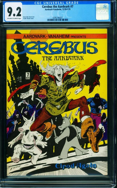 Cerebus The Aardvark #7-Cgc Graded 9.2-Dave Sim 0295746007
