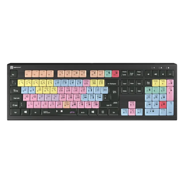 LogicKeyboard Avid Pro Tools Astra 2, UK (PC), Englische Pro Tools Tastatur, Kom
