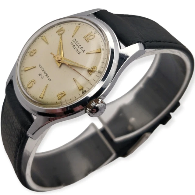 Montre Vintage Suisse LINCOLN 17 Rubis Des Années 1950 - Mécanique