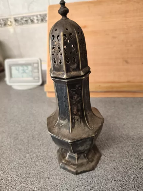 silver plate sugar shaker