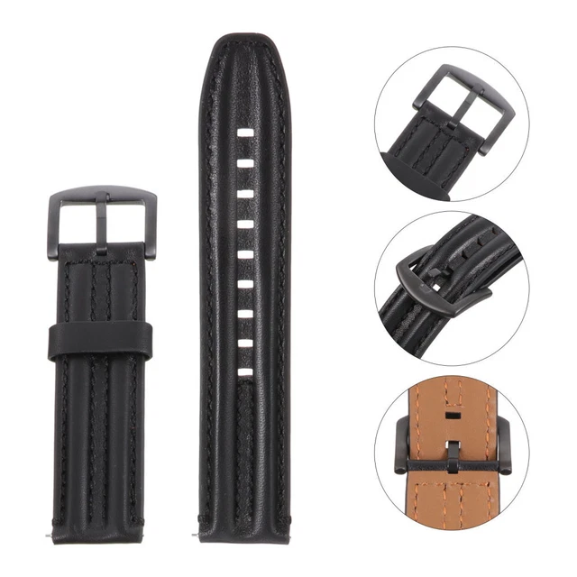 Cinturino Per Orologio In Vera Pelle, Vintage, Fatto A Mano, A - Foto 2