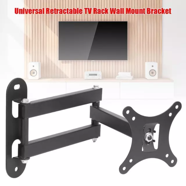 Adjustable 17 to 32 inch TV Frame Holder Stand Universal TV Wall Mount Brackets