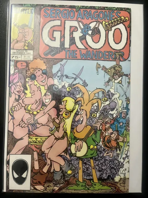 GROO THE WANDERER 10 EPIC COMICS SERGIO ARAGONES Marvel Old Vintage