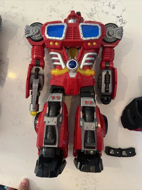 HapPKid Toy Robot 2012 Walking Talking Light Up Transformer Like Working Lights