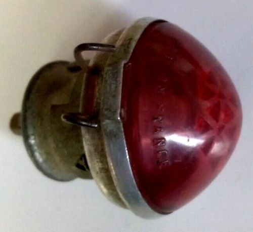 LOT DE 3 Ancien feu arrière cabochon rouge LUXOR vélo vintage rear light EUR 21,50 - FR