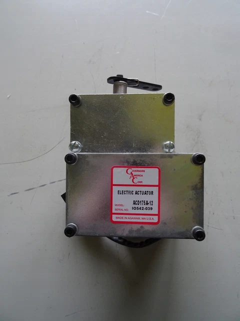 Actuator, Regulator, Speed Chiller Gac Acd175A-12 / #G M6L 7574
