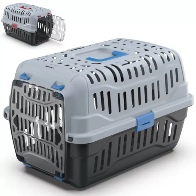 Pet Transport Carrier Kitten Cat Dog Puppy Animal Transport Car Travel Box Cage