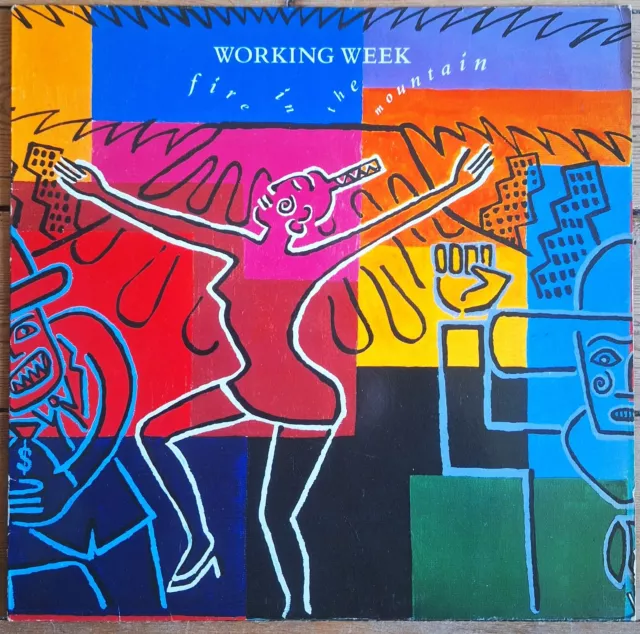 Working week - fire in the mountain vinyle 1989 10 records