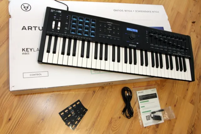 Arturia Keylab MKII 61, schwarz, MIDI-Keyboard sehr guter Zustand