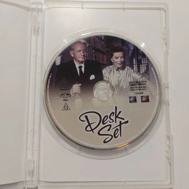 DESK SET DVD Region 4 (1957 Movie) Spencer Tracy/Katherine Hepburn 7.