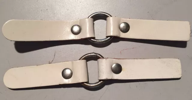 VINTAGE COACH BUILT Pram Spares Leather Apron Lift Ring Elastics Marmet Royale 7.49 PicClick UK