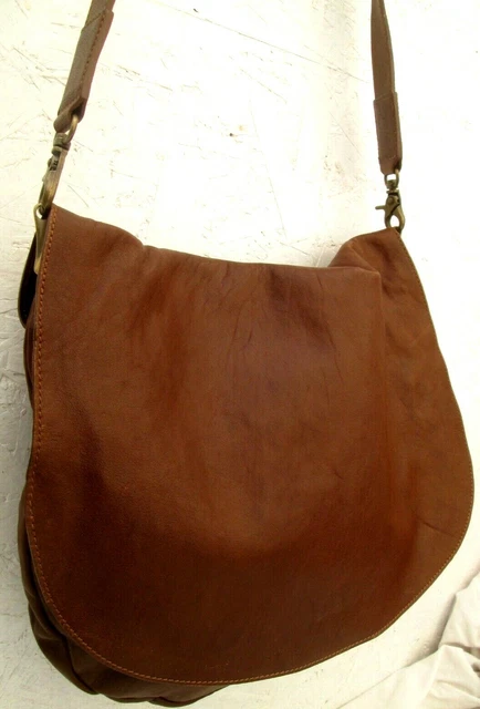 Sac Bandoulière Zippo Authentique En Cuir Vintage - Noir - Occasion, Style Sac à Main