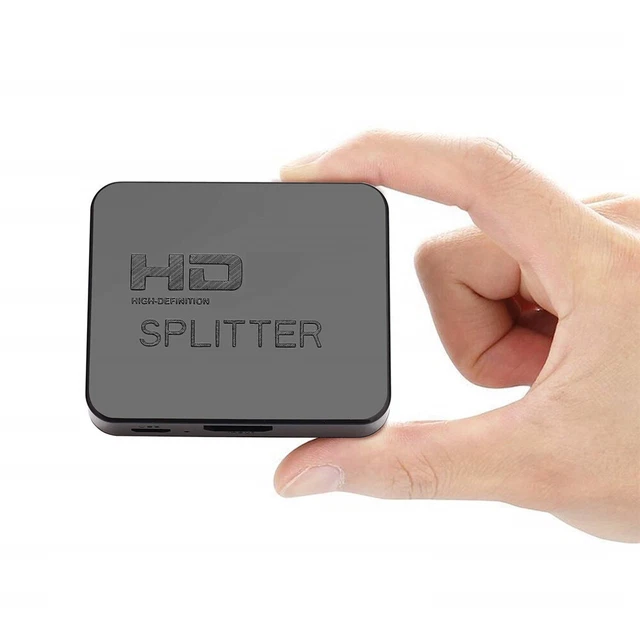 4K HDMI SPLITTER Switch Full HD 1080p 1 in 2 Out Dual Display Amplifier ...