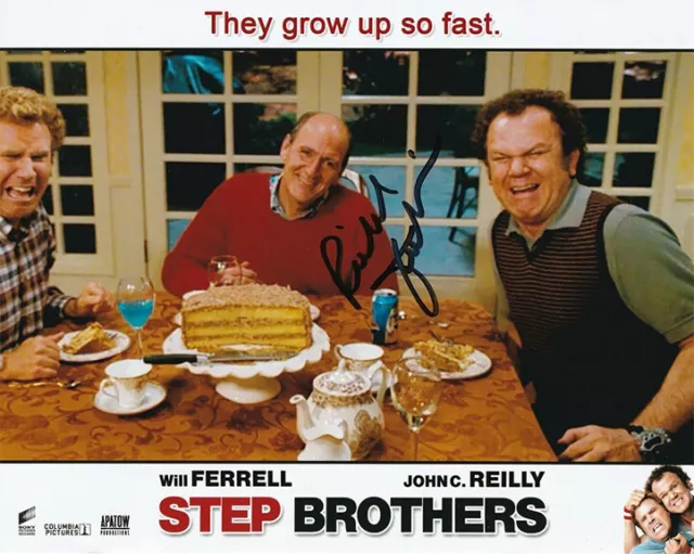 Richard Jenkins actor REAL hand SIGNED Step Brothers Photo #3 COA Will Ferrell