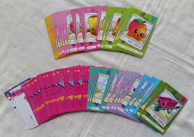 Shopkins Season 4 Collector Cards Commons 1-72 - $1 for 4 cards see description