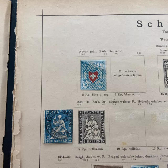 Schweiz Briefmarken Sammlung, STARK, Switzerland stamp collection, STRONG 3