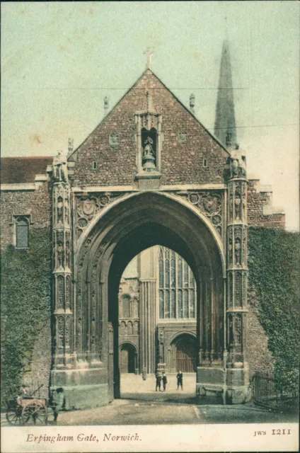 Erpingham Gate Norwich J Welch 1211Pre 1918