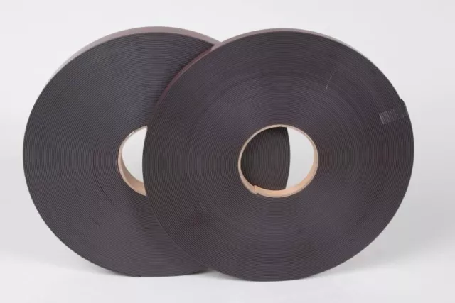 Magnetic Tape, Self Adhesive Rolls Sticky Back Strips, 10mm or 20mm Wide 2