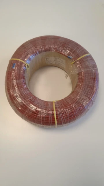 Favier Group 15C2.5 Guaina Trecciata In Fibra Di Vetro Rivestita C/Silicone 4 Mm