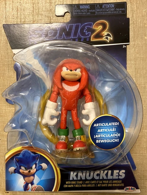 Peluche Sonic Red Knuckles &ndash; Sonic The Hedgehog Movie 2, SEGA Originale, Nuovo