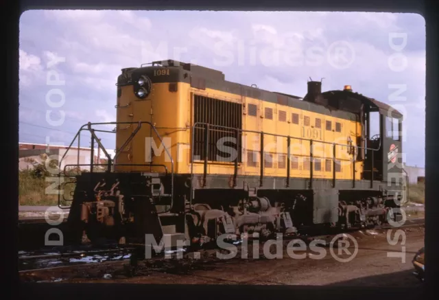 Duplicate Slide C&NW Ry. Chicago & North Western ALCO S2 1091