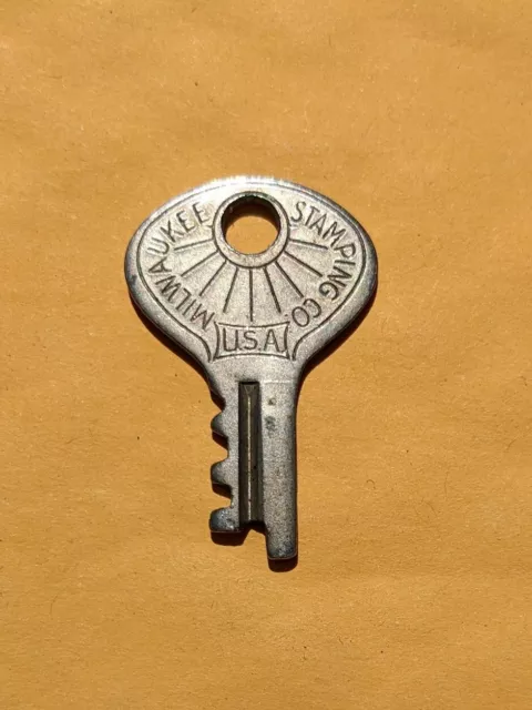 Antique Key - 1830  /  MILWAUKEE STAMPING Co. USA