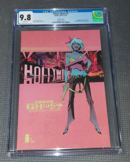 TOKYO GHOST #1 CGC 9.8 (2015) Image Comics Pink Debbie Variant Murphy Cover
