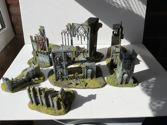 Décor Warhammer 40k - Aquila Honoured Imperium - Terrain Plastique Vintage - OOP
