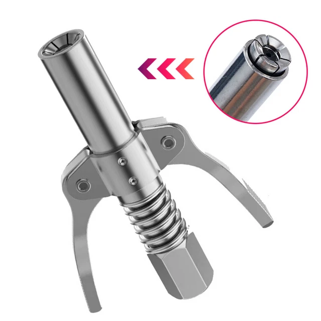 GREASE COUPLER HEAVYDUTY Quick Release Grease Gun Coupler NPTI/8 10000